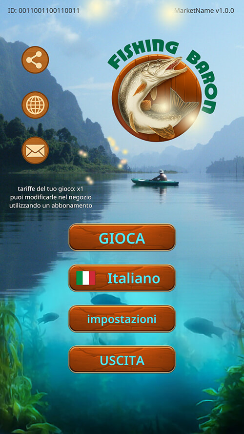 Prima schermata di Fishing Baron