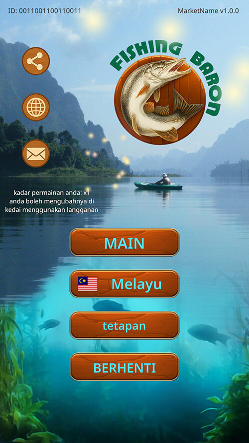 Skrin pertama Fishing Baron