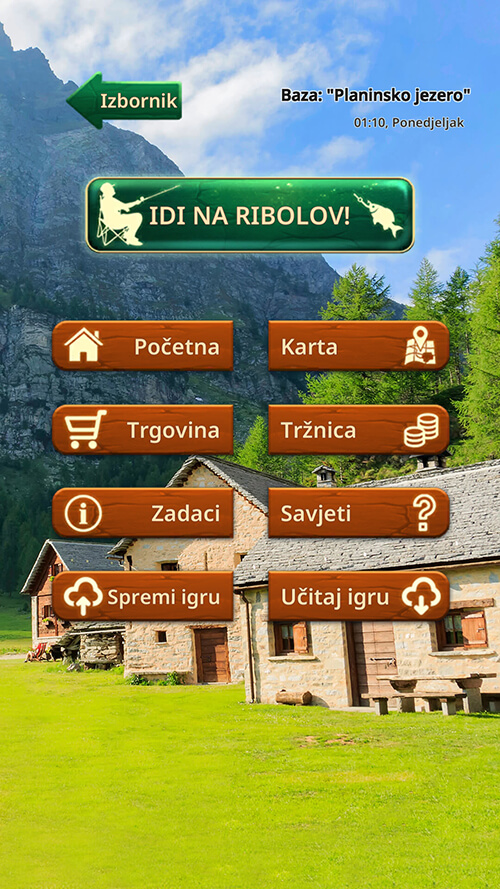 Ribolovna baza u igri Fishing Baron