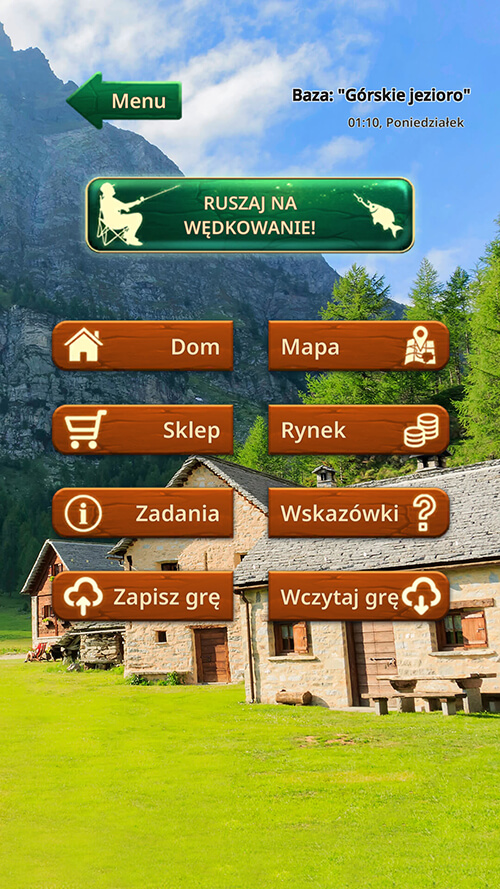 Baza wędkarska w grze Fishing Baron