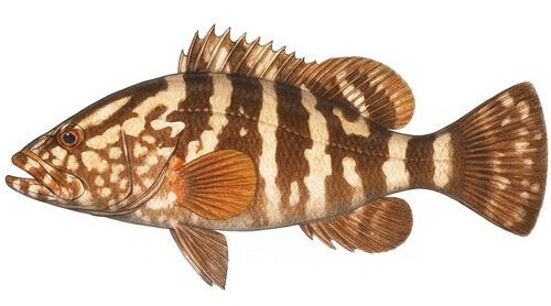 Nassau Grouper - Fishing Baron game