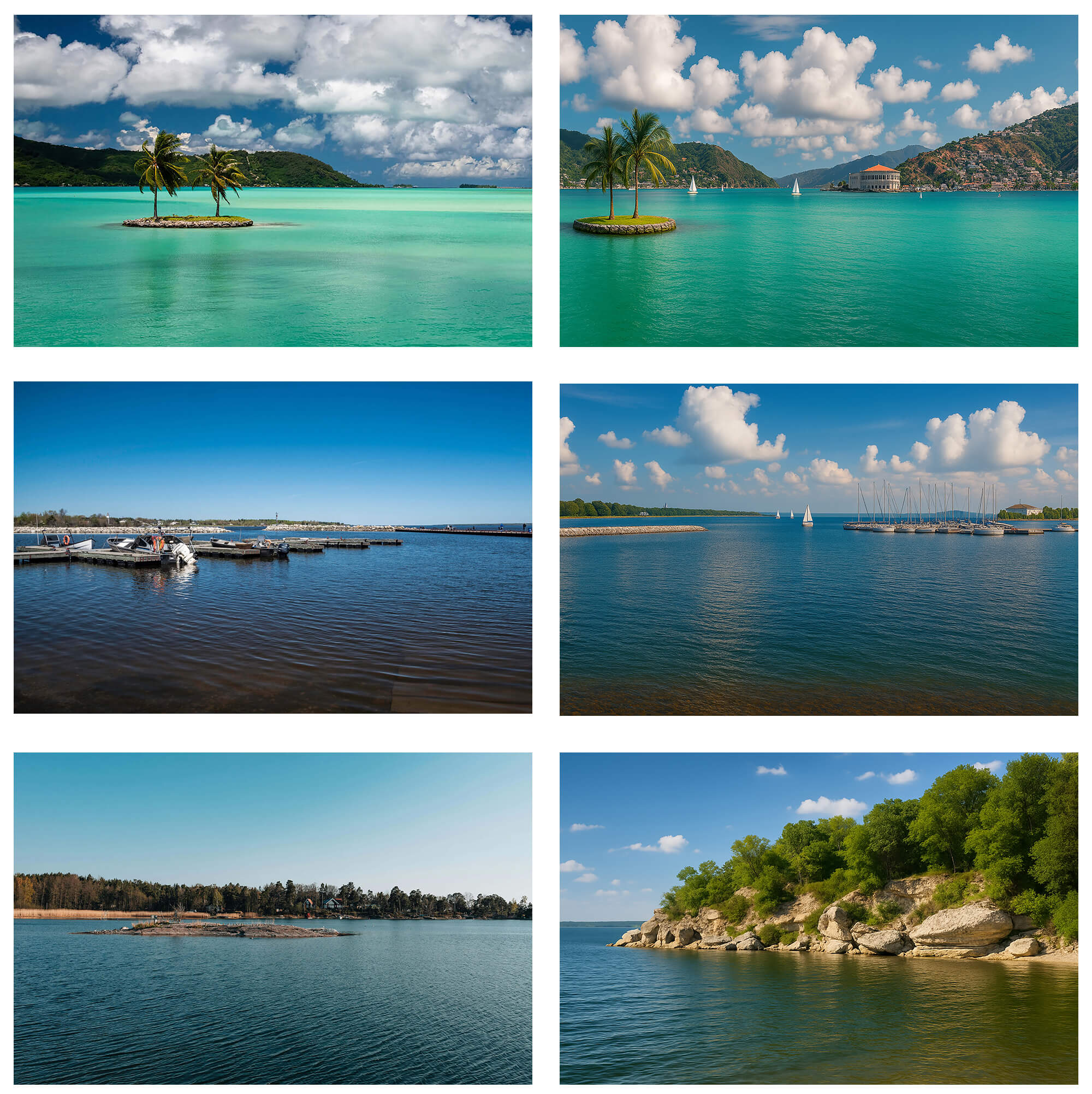 Updated fishing locations in Fishing Baron